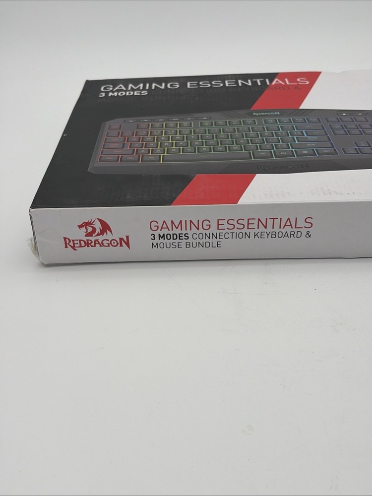 Redragon Gaming Essentials 3 Modes Connection Keyboard And Mouse Bundle - Black