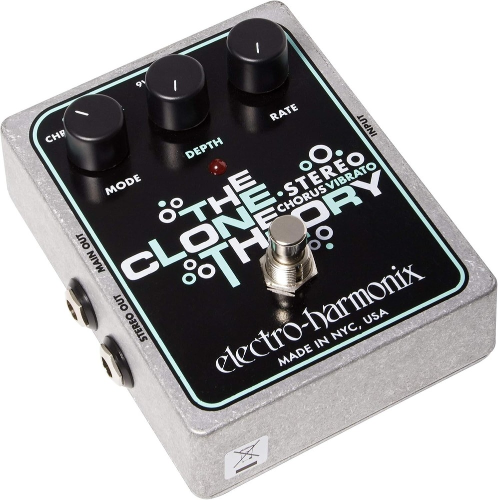 Electro-Harmonix Stereo Clone Theory Analog Chorus Effect Pedal New