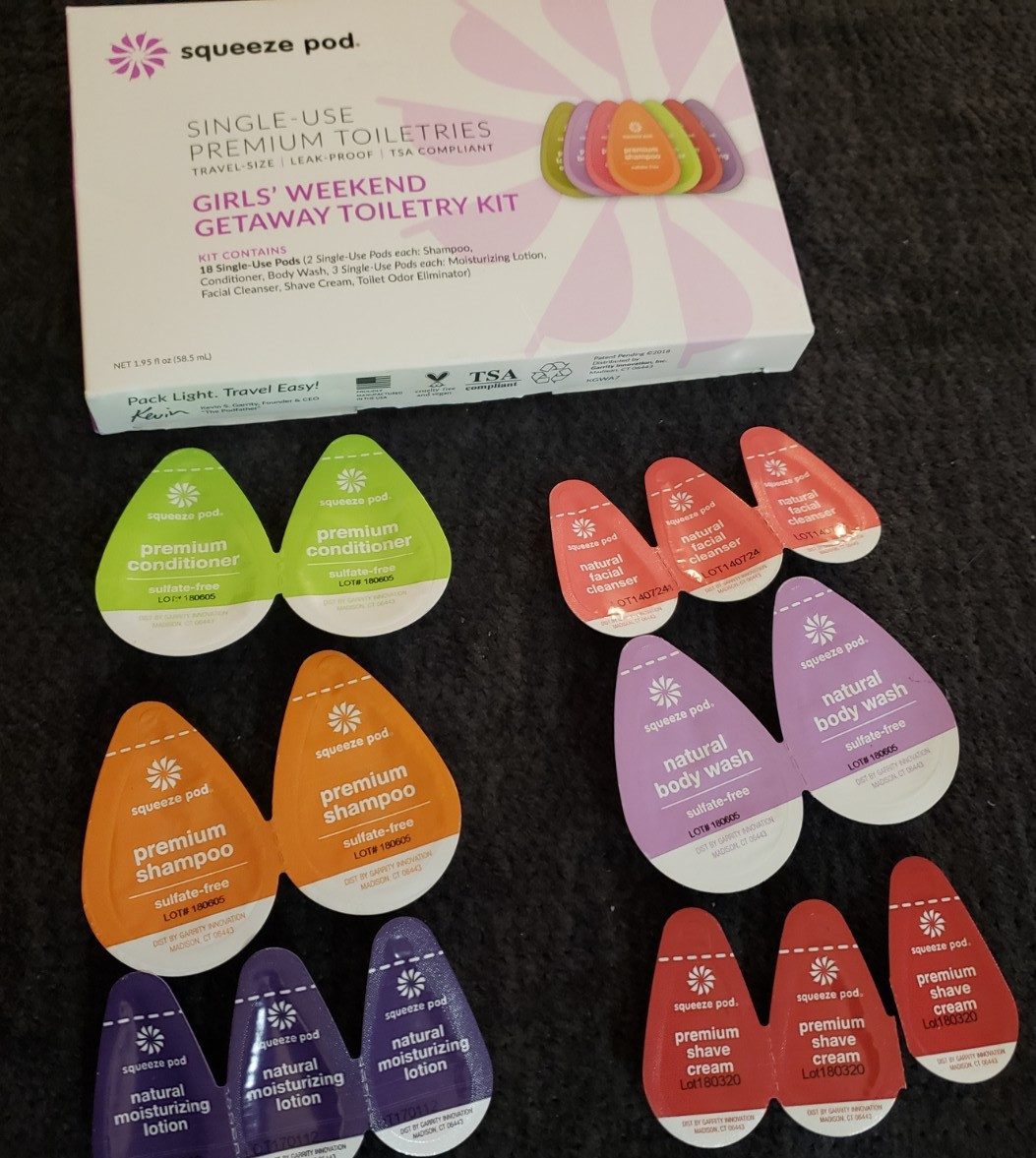 New Squeeze Pod Variety 15 PODS shampoo, conditioner, face cleanser, body wash