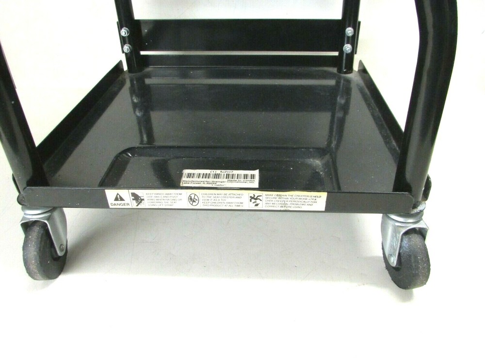 WESTWARD TOOLS 4-WHEEL MECHANIC CREEPER SEAT, STOOL, 1MZH7