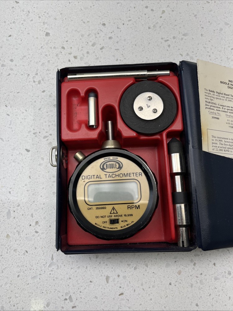 359980 Biddle Digital Tachometer Kit