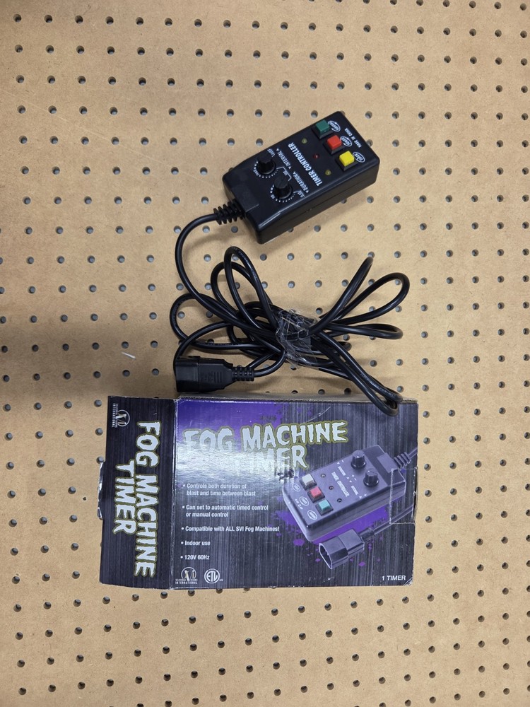 Fog Machine Timer Switch UL 120V & Mini Strobe Light