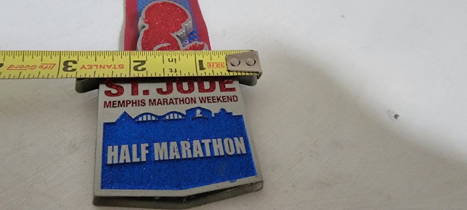 St. Jude Memphis Half Marathon Weekend medal - [ 12/5/15] - free shipping