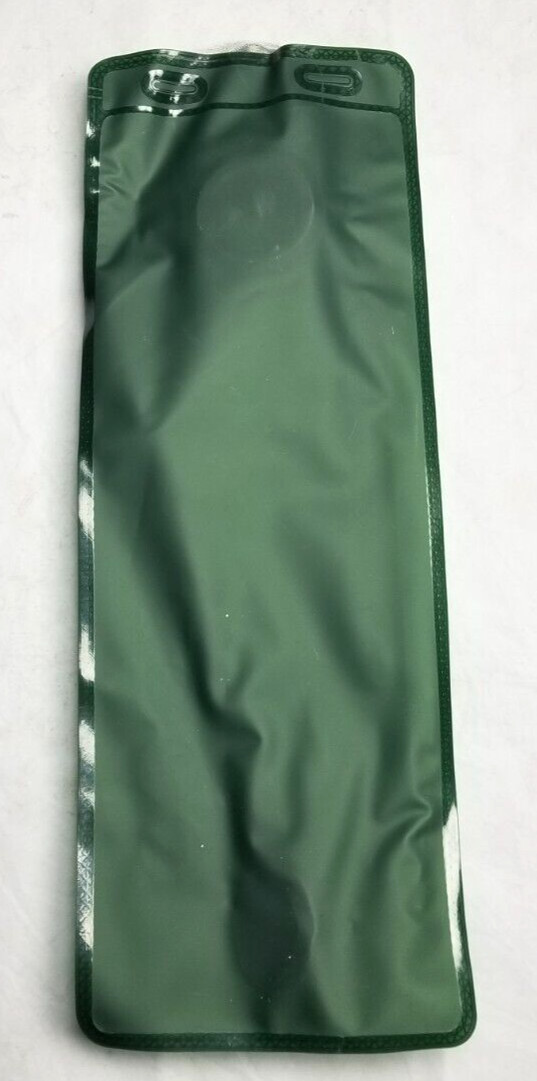 3L 106oz Hydration Bladder w/ Tube & Bite Valve Green / Grey 18"L x 6.75"W NIB