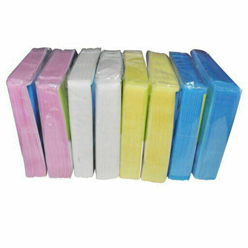 100 x DVD Double Sided Cover Storage Case Protector Sleeve Plastic Bag Solid
