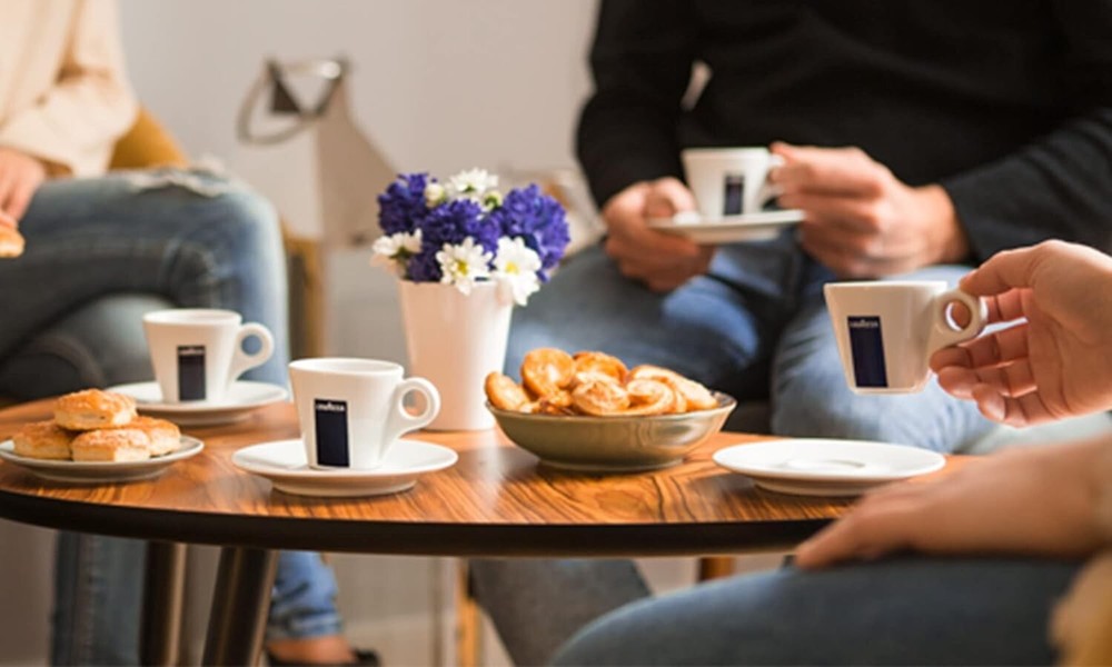 Compact Blue Coffee Maker - 2 Selections & Touch Control for Effortless Brewing