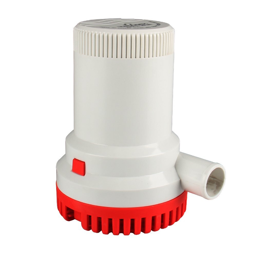 12V Marine Bilge Water Sump Pump Submersible 2000GPH Silent Fishing Marine Boat