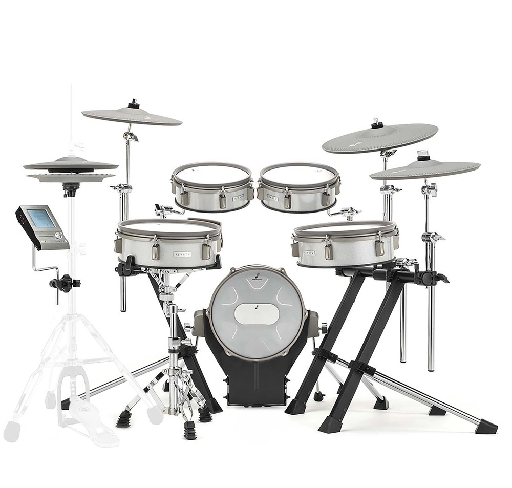 EFNOTE 3B Electronic Drum Set - White Sparkle