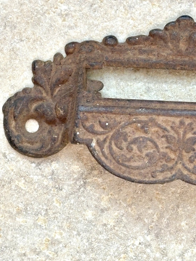 Antique Cast Iron Drawer Pulls Set of 2
