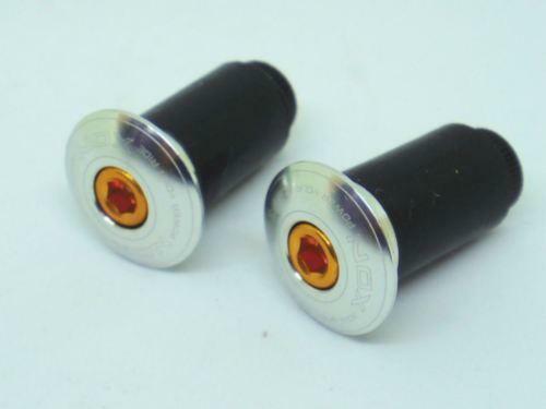 XON Machined Bar end cap / Handlebar plug "Silver" For any bicycle