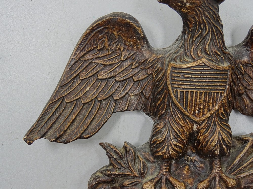 EAGLE TOP ORNAMENT FOR A GERMAN REGULATOR WALL CLOCK
