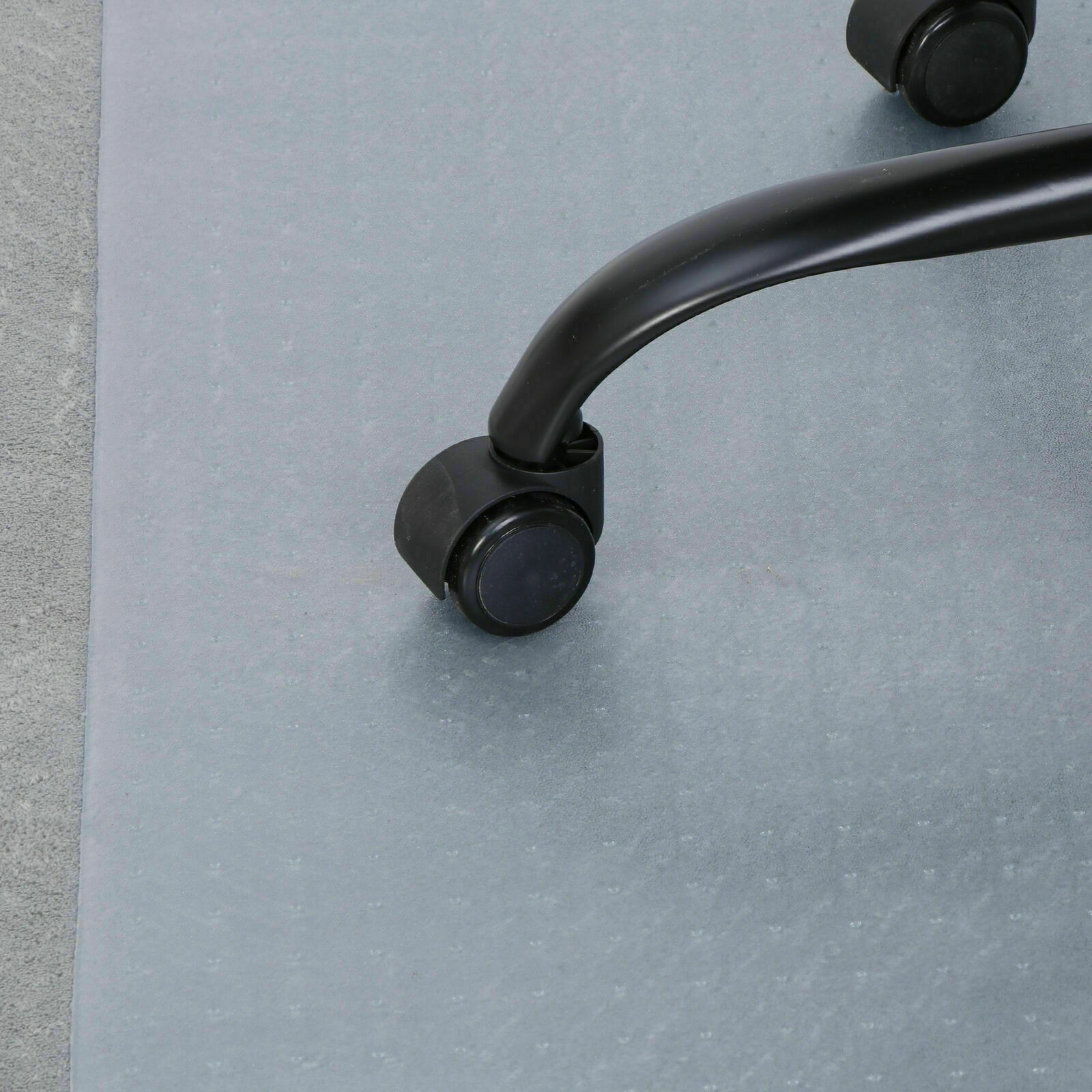 60.2X46.4 Inch Home Office Chair Mat PVC Floor Studded Back For Pile Carpet