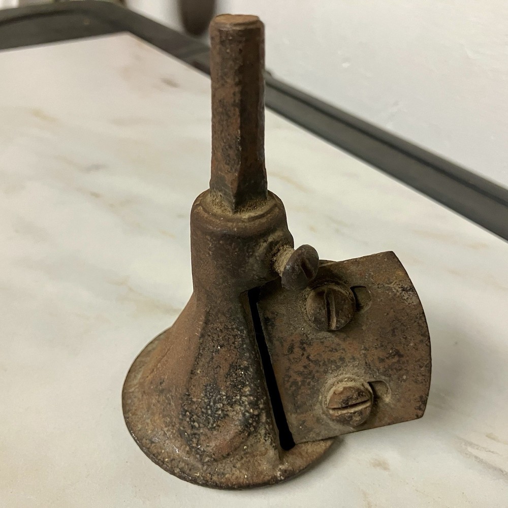 Possibly a Cast Iron Spoke Pointer Woodworking Tool - Adjustable Blade Brace