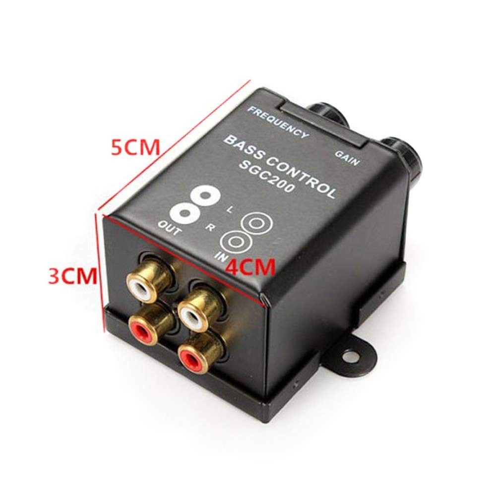 Car Bass Controller, Car Audio Amplifier Subwoofer Equalizer Crossover Volume...