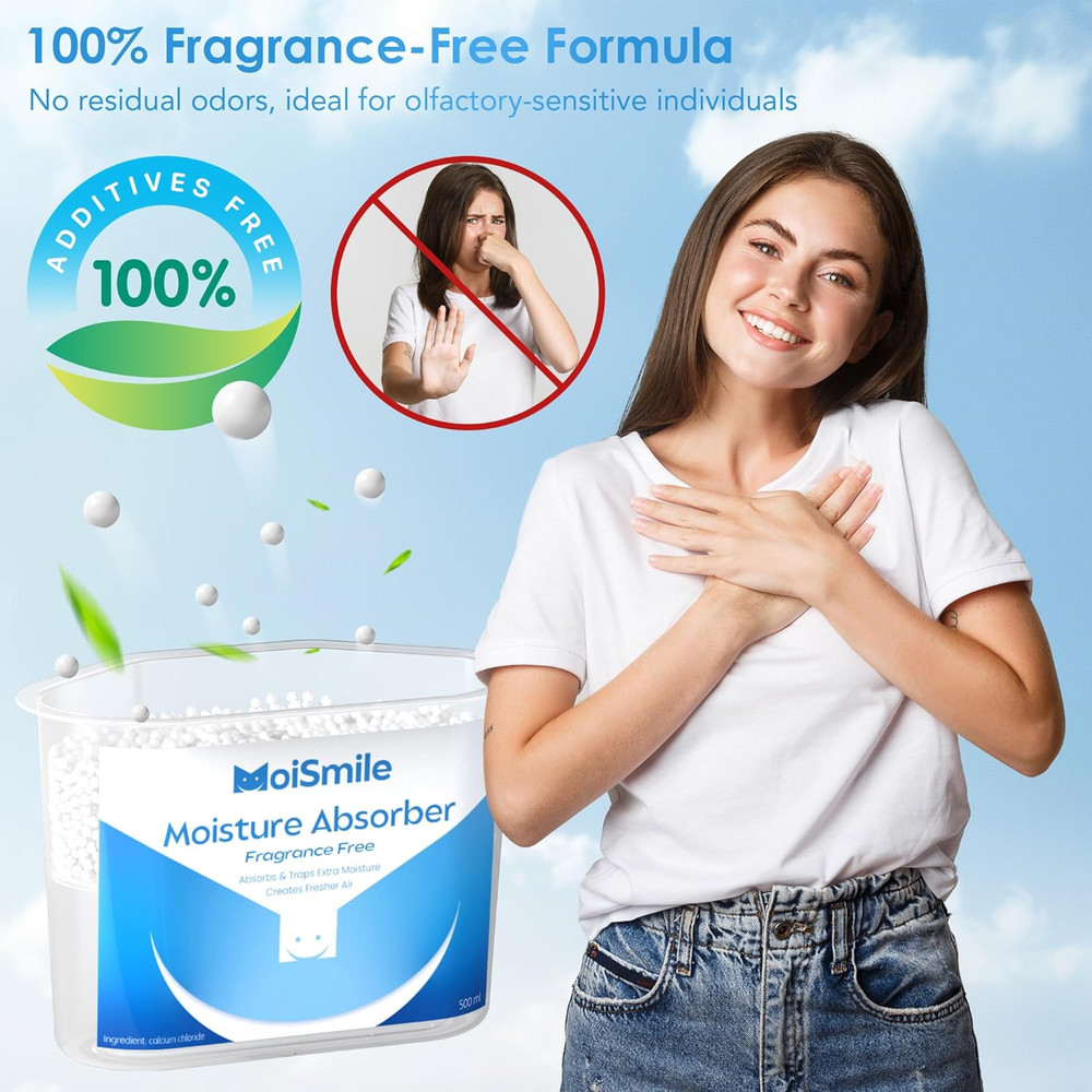 Moisture Absorbers, Efficient Humidity Absorber ＆ Odor Eliminator Boxes, Refilla