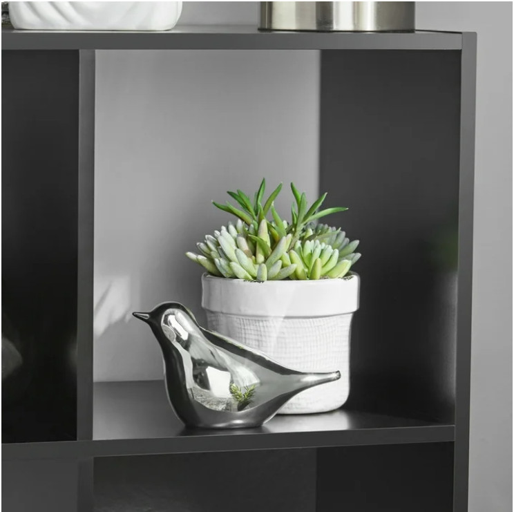 Mainstays 6 Cube Storage Organizer, Black