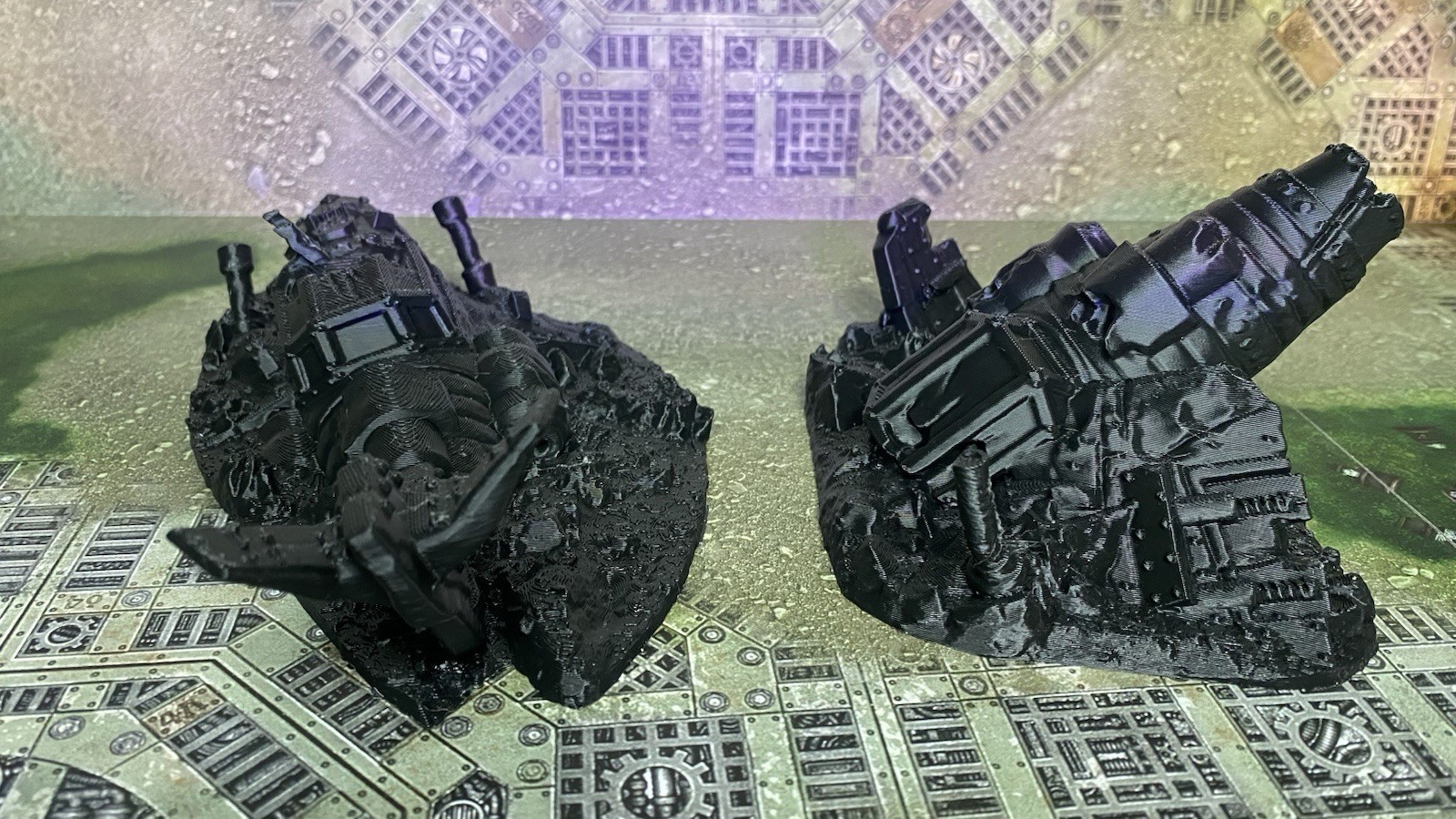 Tabletop Terrain: Crashed Planes\Scatter Terrain Warhammer 40K Compatible -7 PCS