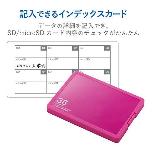 Memory card case SD case pink CMC-SDCPP36PN