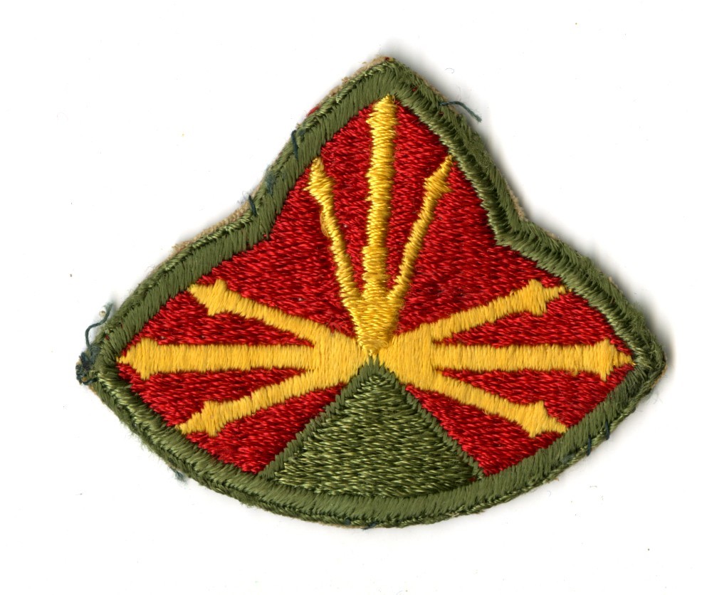 Antiaircraft Command Southern White Back Patch WWII Vintage