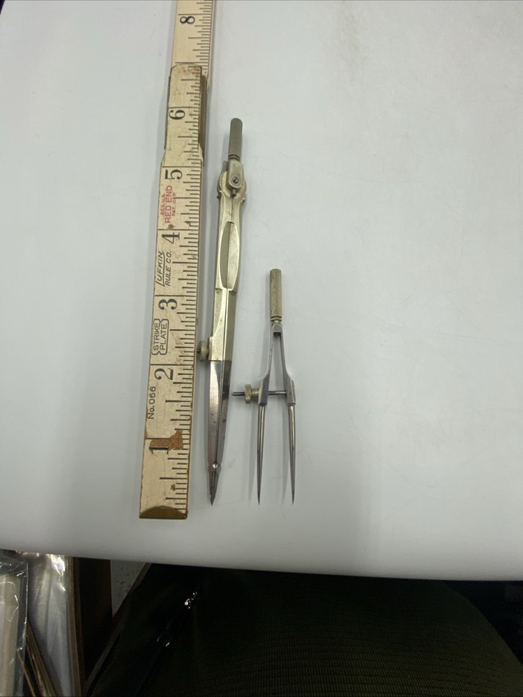 Vintage Ecco Germany Drafting Compass Nice Shape