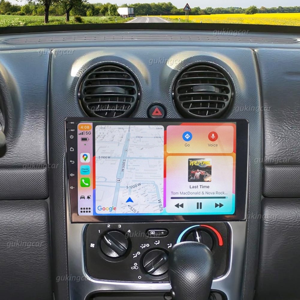 64G  CarPlay Car Radio Stereo Android 13 GPS NAV For Jeep Liberty 2002-2007