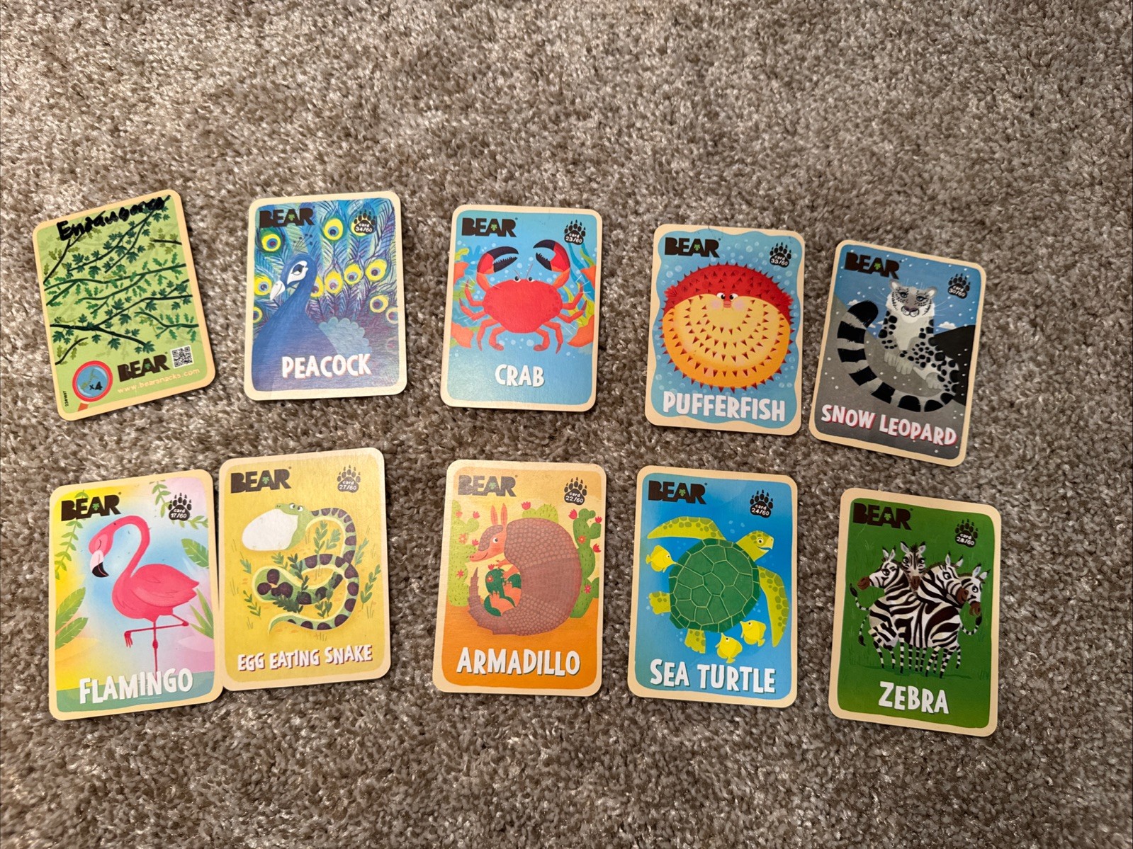 Bear Greatest Games And Fruit Snacks Trading Cards Lot Of 97