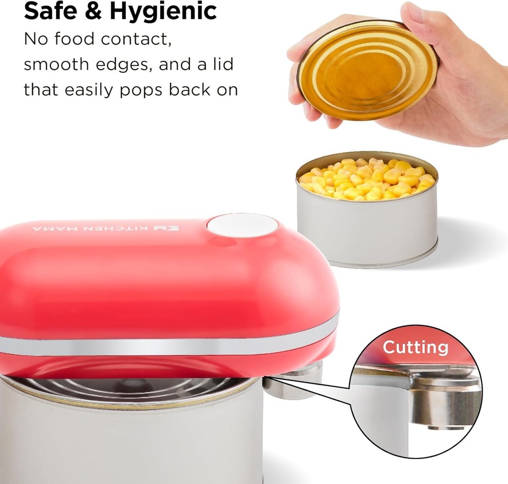 Kitchen Mama Automatic Can Opener USB Rechargeable Tool