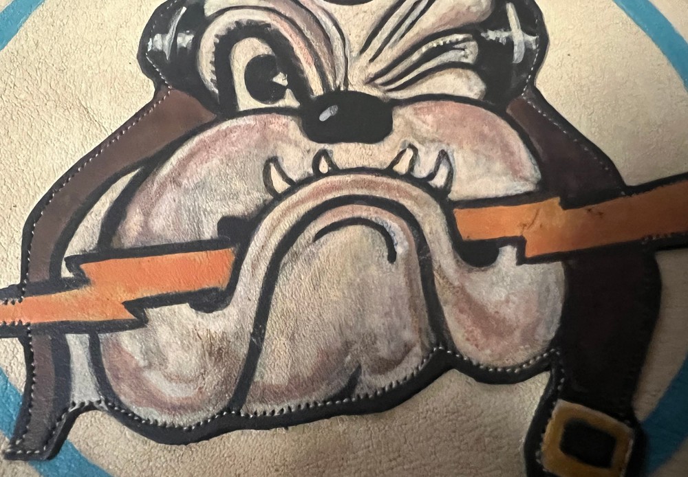 61ST FIGHTER SQUADRON/56TH FTR. GRP. LAYERED LEATHER PATCH