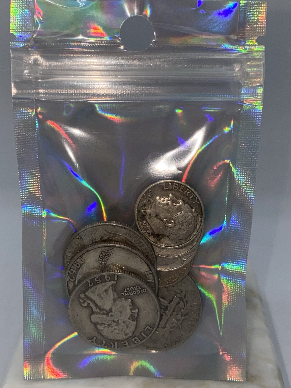 $1.40FV Pre-1965 90% US Coins 1 Troy Oz. Pure Silver
