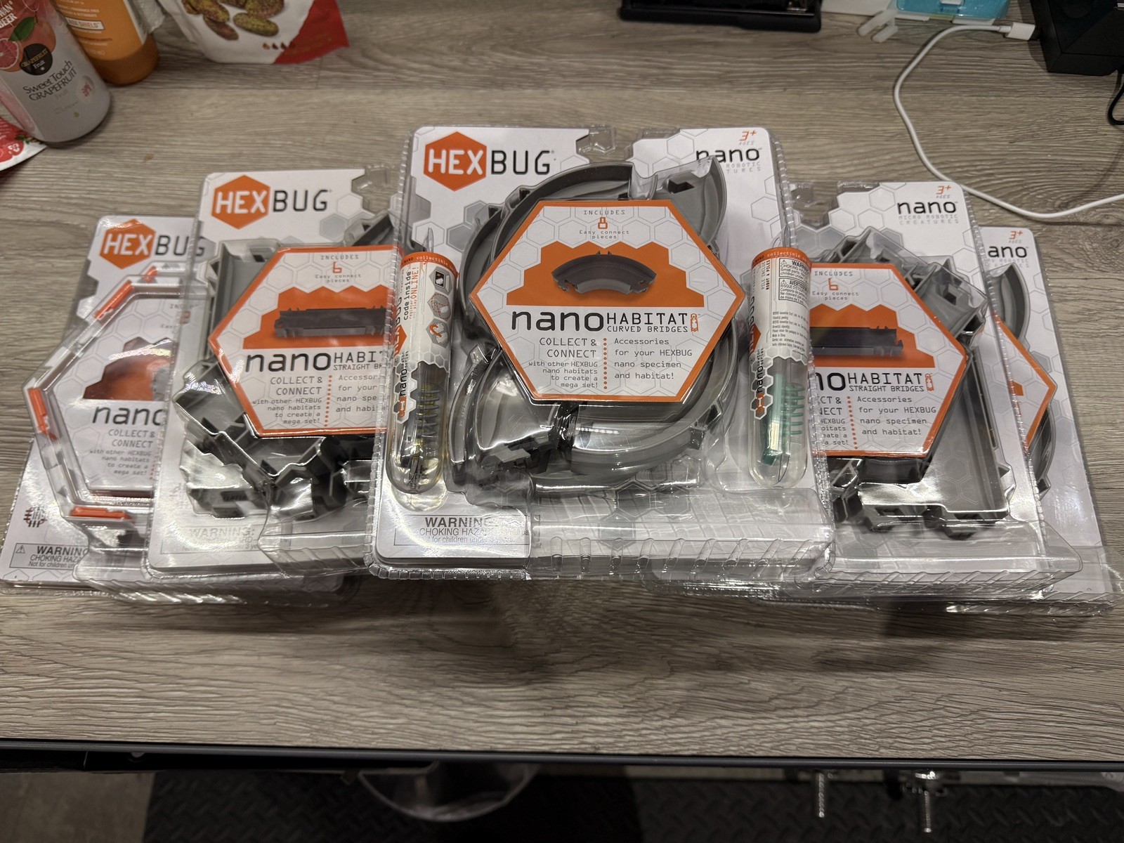 Huge HEXBUG Nano Collection: 6 Sealed Habitat Expansion Sets + 2 New Nano Bugs