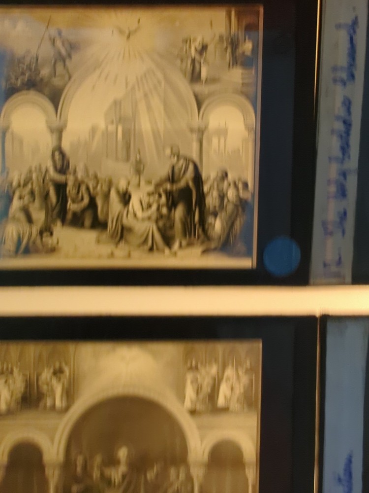 Six Lantern Slides Religious