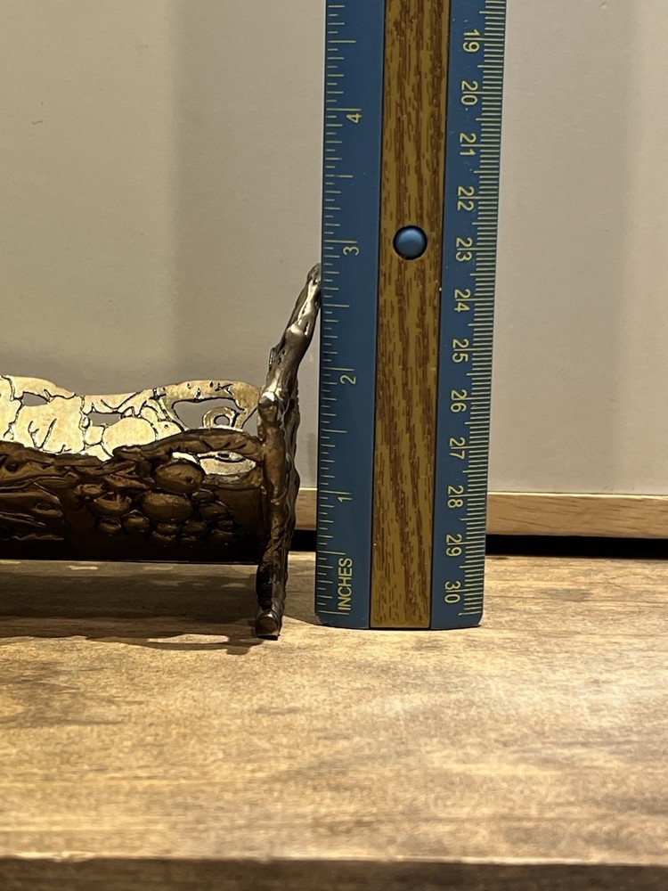 Vintage Studio Silversmiths Cracker Holder Grapevine Design Serve Ware 9” VTG