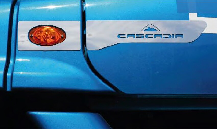 Freightliner Cascadia Trim S/S W/Sign Board Pair # 11684