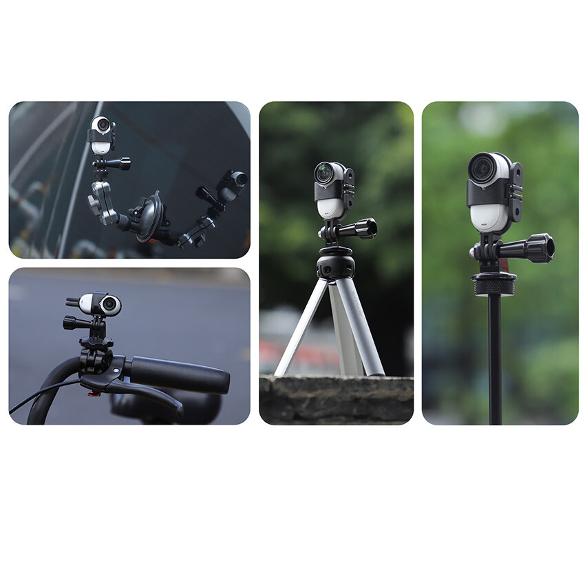 Foldable Vertical Horizontal Mount Adapter Bracket for Insta360 GO 3S/3 Camera