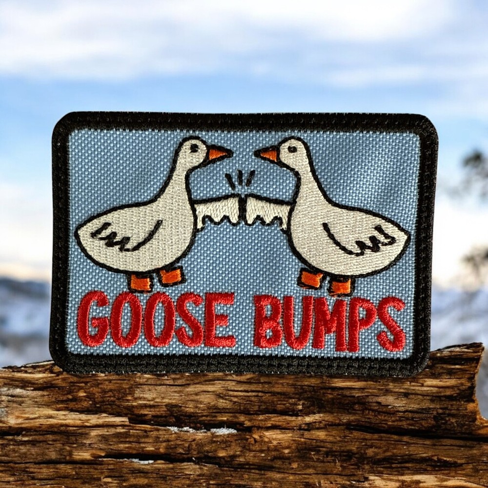 Goose Bumps Embroidery Patch Multi Sizes