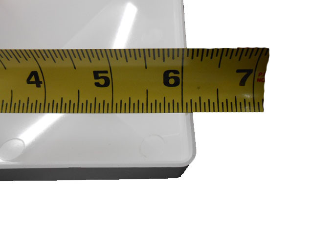 6" X 6" Flat Pyramid Vinyl Post Cap (3 colors) NEW!