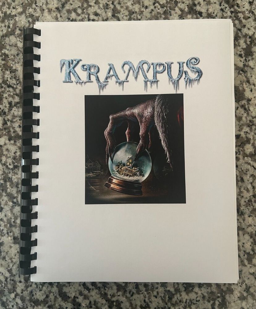Krampus Horror Movie Script Reprint Full Screenplay Script