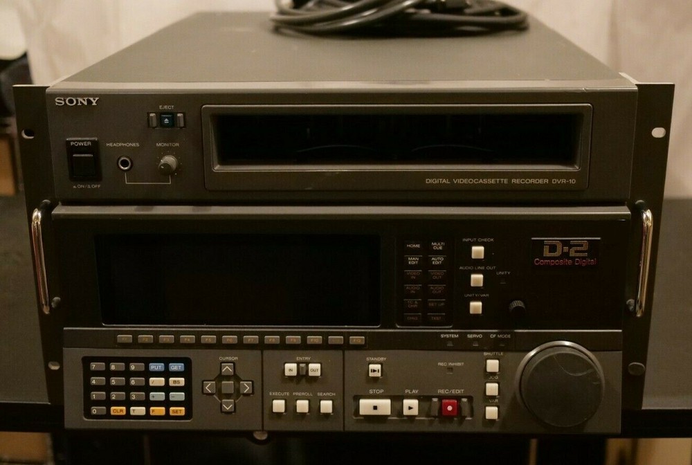 Sony DVR-10 D2 Composite Recorder (partially tested, needs set-up)