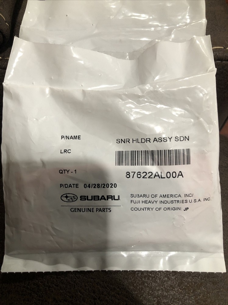 Genuine Subaru Reverse Sensor Holder 87622AL00A