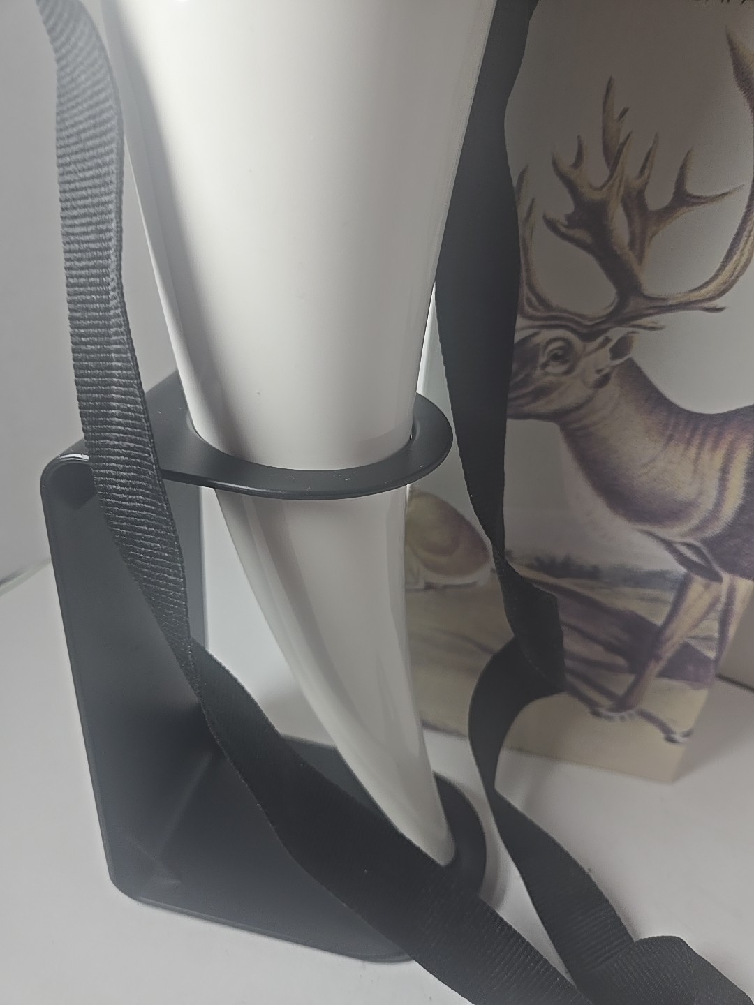 Drinking Vessel Horn with Holder and Neck Strap. Das Horn. 24 Oz. New Open Box