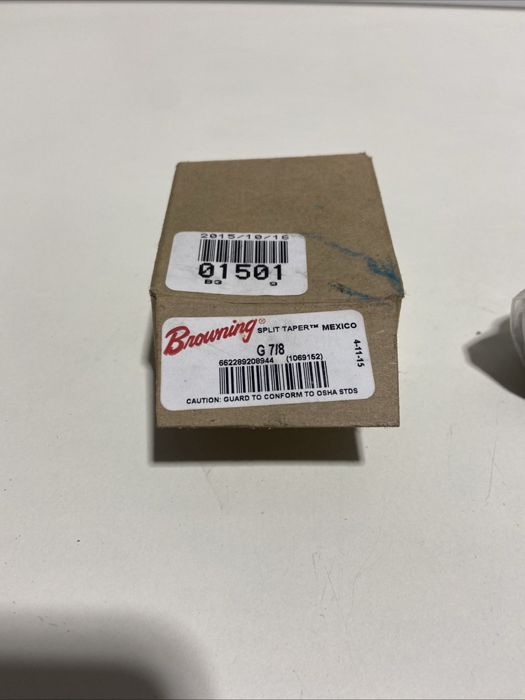 Browning G 7/8" Split Taper Bushing New