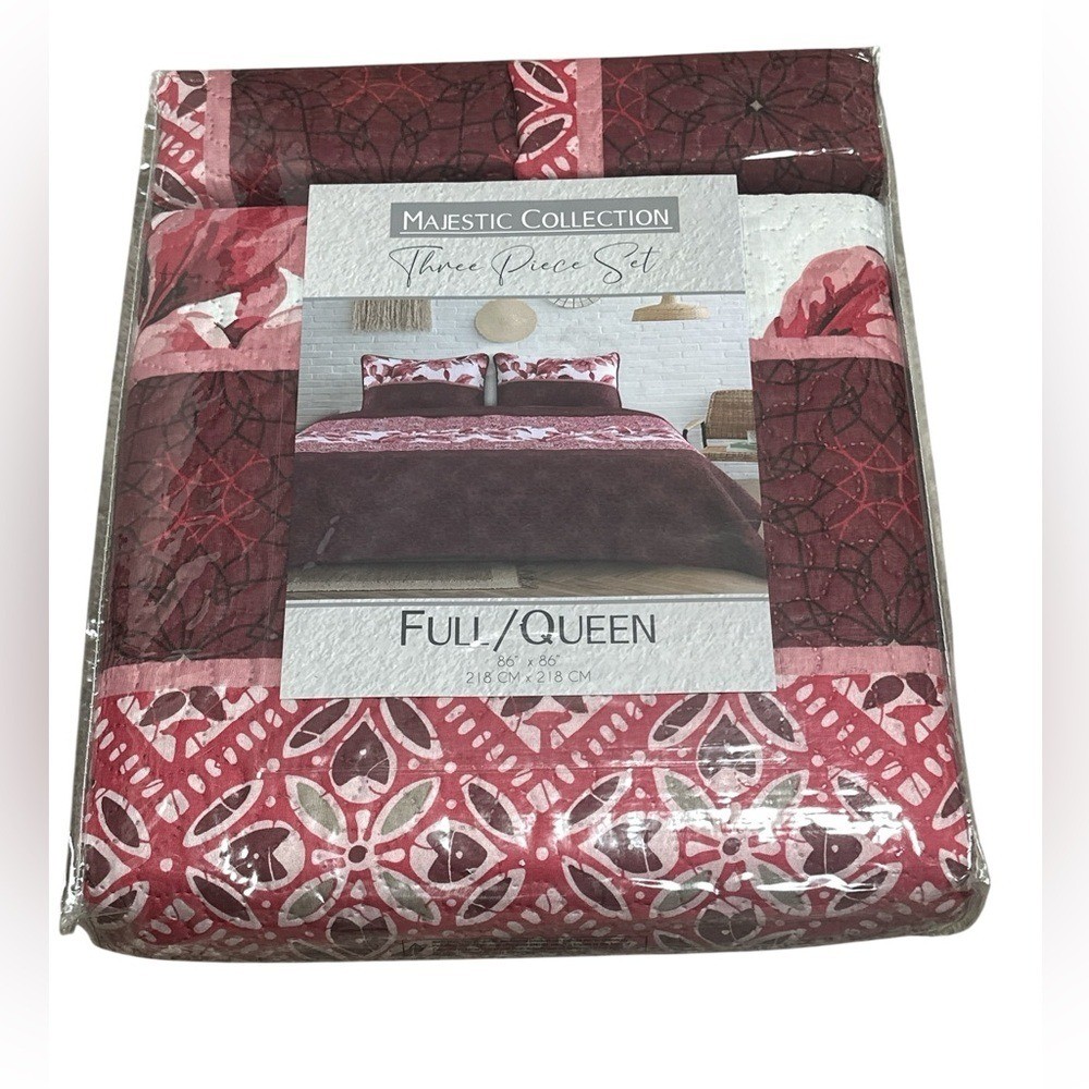 IC COLLECTION 3 Piece Full/Queen Comforter Set