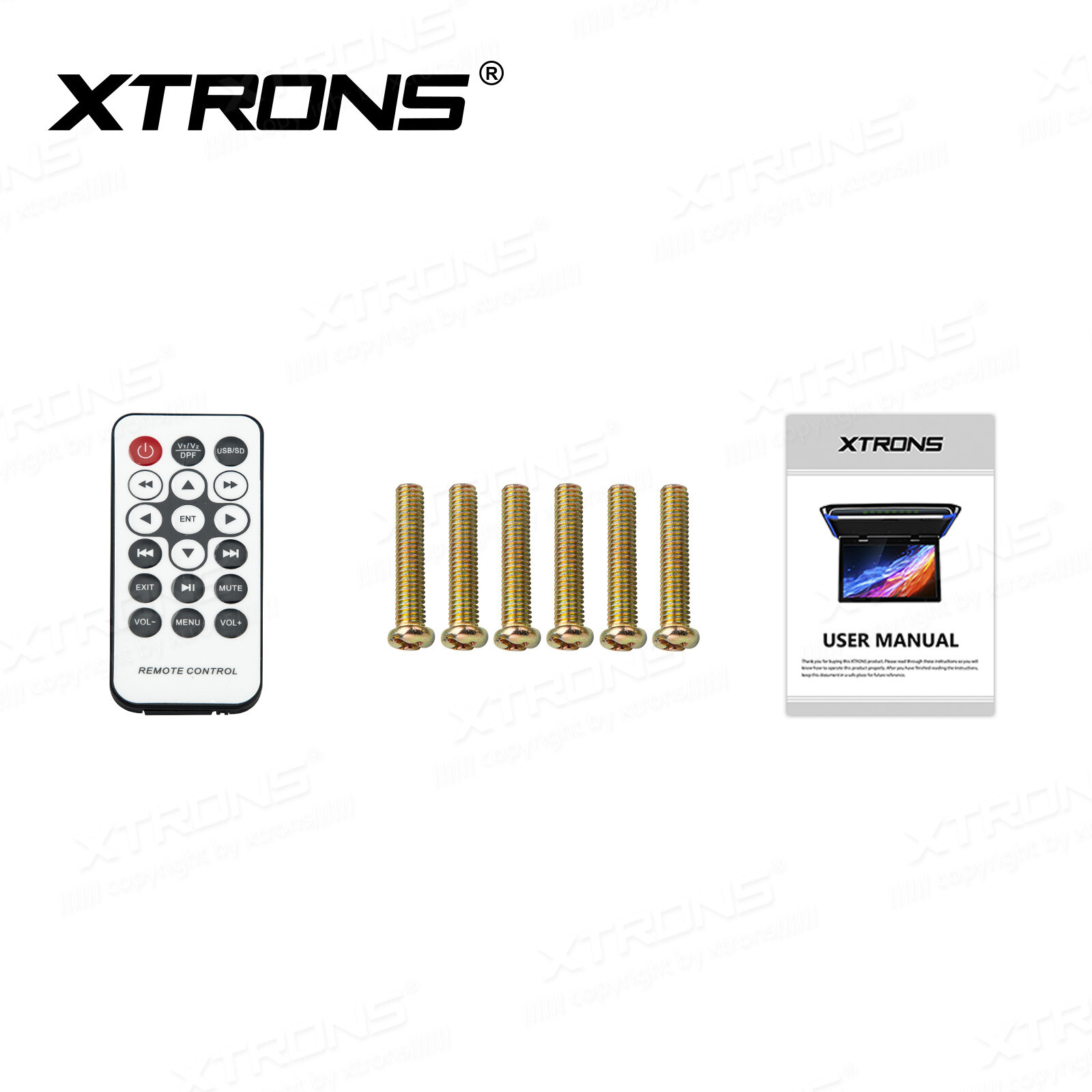 19.5" Flip Down Car Monitor Roof Mount Player HDMI for Coach Bus Van Motorhome