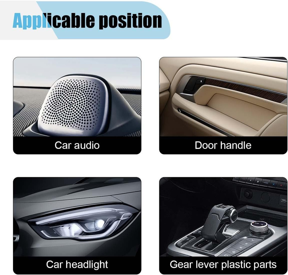 4PCS Plastic Chisel Scraper Set, Non-Marring Plastic Scraper Tools, Safe Chisel