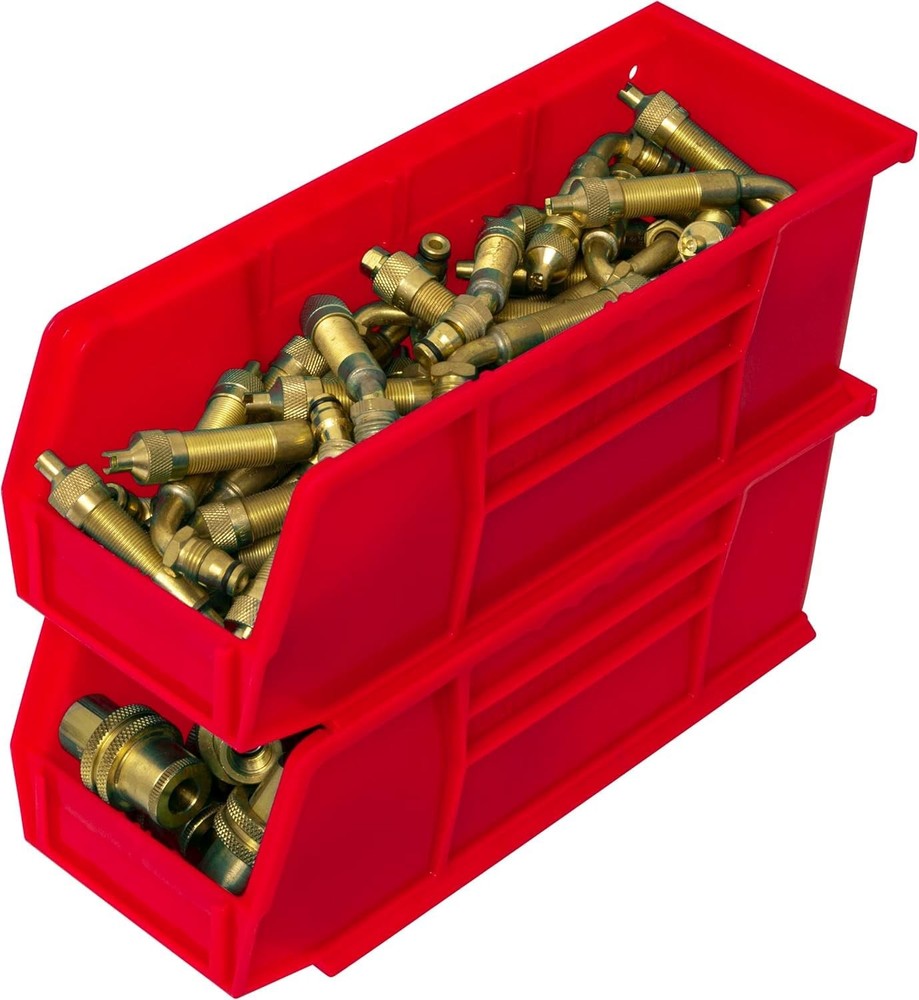 30224 AkroBins Plastic Storage Bins, Space-Saving Stackable Bins for Garage, Pan