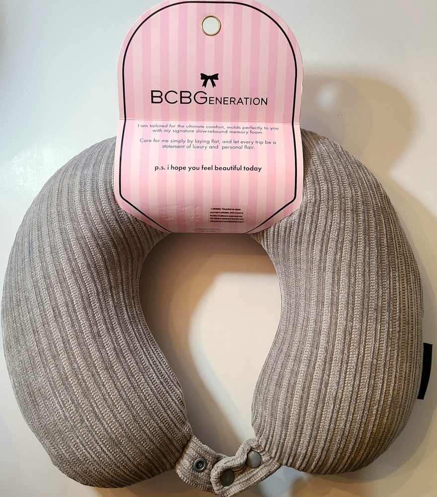 BCBGeneration Memory Foam Travel Neck Pillow
