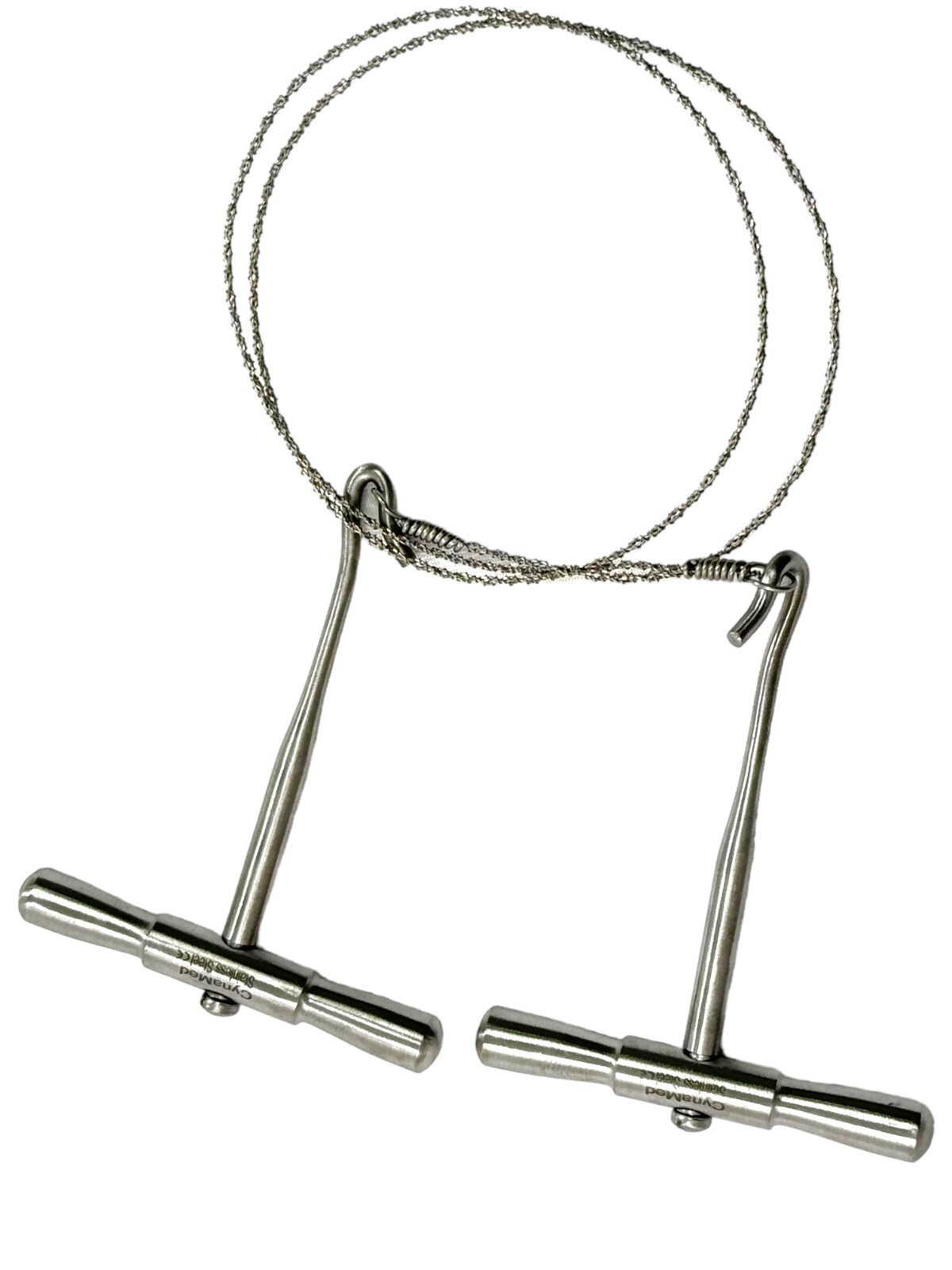 Gigli Saw 22" Length Twisted with 2 Handles Ortho Saw Wood, Bone, PVC Cutting