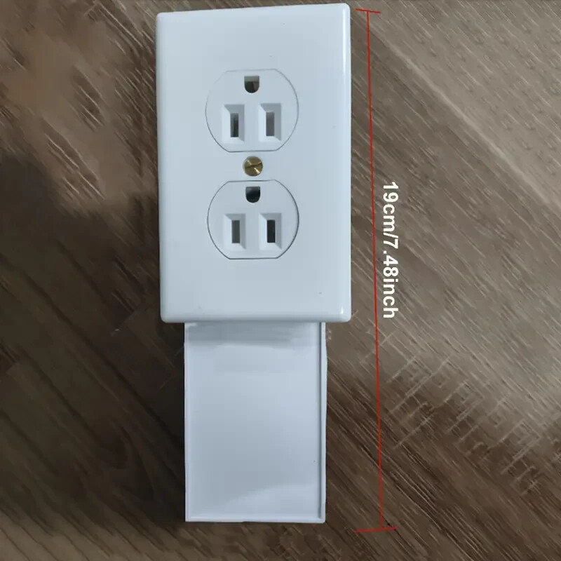 Hidden Wall Safe Outlet Discreet Storage for Valuables, Keys & Jewelry Safe Box