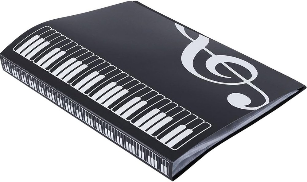 Versatile A4 40 Pocket Sheet Music Folder – Perfect for Home and Studio