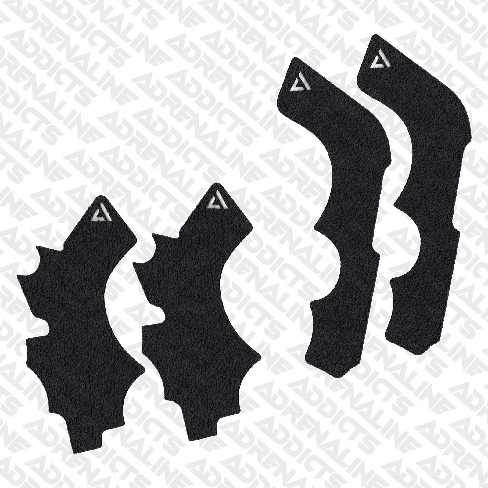 01 - 2026 Kawasaki KX85 KX100 KX112 Rubberized Grip Tape Frame Guard (2 Pairs)